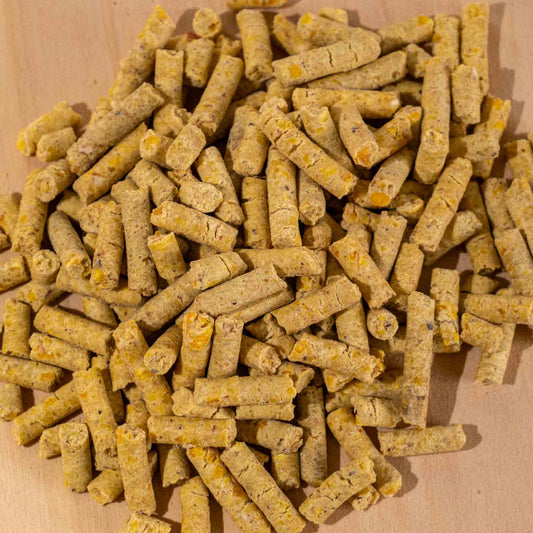 Maispellets für Hühner